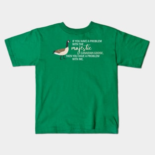 Majestic barrel-chested envy of all Ornithologys Kids T-Shirt